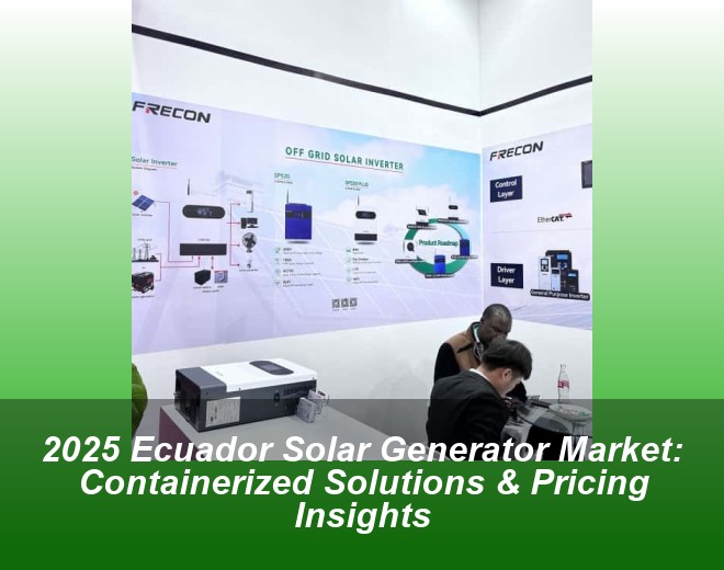 2025 Ecuador Solar Generator Market: Containerized Solutions & Pricing Insights